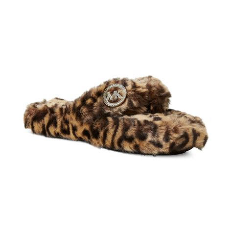 michael kors jet set leopard thongs|Michael Michael Kors Jet Set Mk Faux.